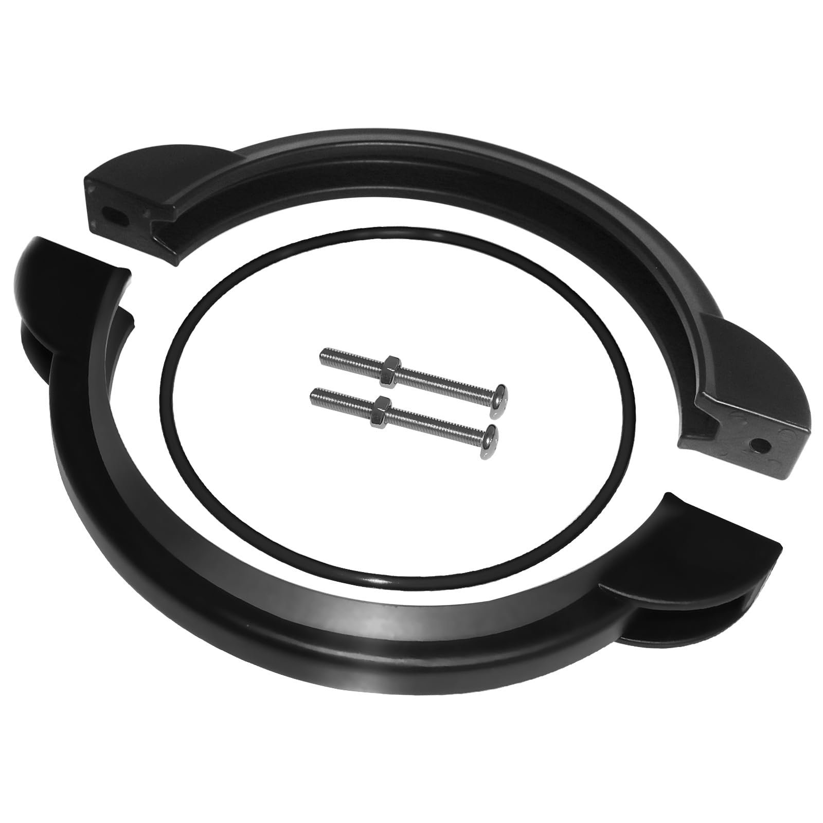 Photo 1 of Aitruman 11380 Sand Filter Pump Clamp Replacement Part Fits Intex Pool Sand Filter Pump for 12 and 14 Inch,with O-Ring and Screws