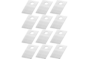 WMJNH 12-Pack 0.2mm Guitar Saddle Shims, Bridge Shims Compatible with Floyd Rose for Saddle Height Adjustment
