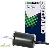 ECOGARD XF65277 Premium Fuel Filter Fits Ford F-150 5.4L 1999-2006, Focus 2.0L 2000-2008, F-150 4.6L 1999-2005, F-150 4.2L 1999-2005, E-350 Super Duty 5.4L 2003-2015, Expedition 5.4L 1999-2006 (GAS)
