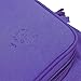 Sumnacon Unisex Waterproof Travel Toiletry Bags Organizer, Washable Bathroom Storage Hanging Cosmetic for Household Business Vacation, Multi Compartments, Portable Hanging Hook (Purple)