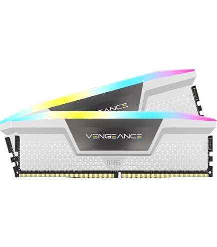メモリー VENGEANCE RGB 32GB (2x16GB) DDR5 6000Mhz CORSAIR VENGEANCE RGB DDR5 RAM 32GB (2x16GB) 6000MHz CL30-36