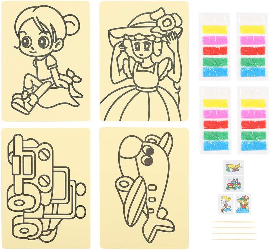 colored sand painting toys