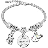 DlaeKua Art Lovers Gifts for Women Artist Gifts Painters Bracelet Art Teacher Appreciation Gifts Art Teacher Graduation Gifts Art Gifts for Women Birthday Gifts for Art Lovers Art Gift Painter Gifts