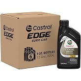 Castrol EDGE Euro 5W-30 K Advanced Full Syn Motor Oil, 1 Quart, Pack of 6