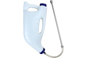 Calf Bottle, Calf Tube Feeder, Adjustable Ergonomic Bottle with Dual Handle Livestock Feeder for Easy Feeding and Drenching C