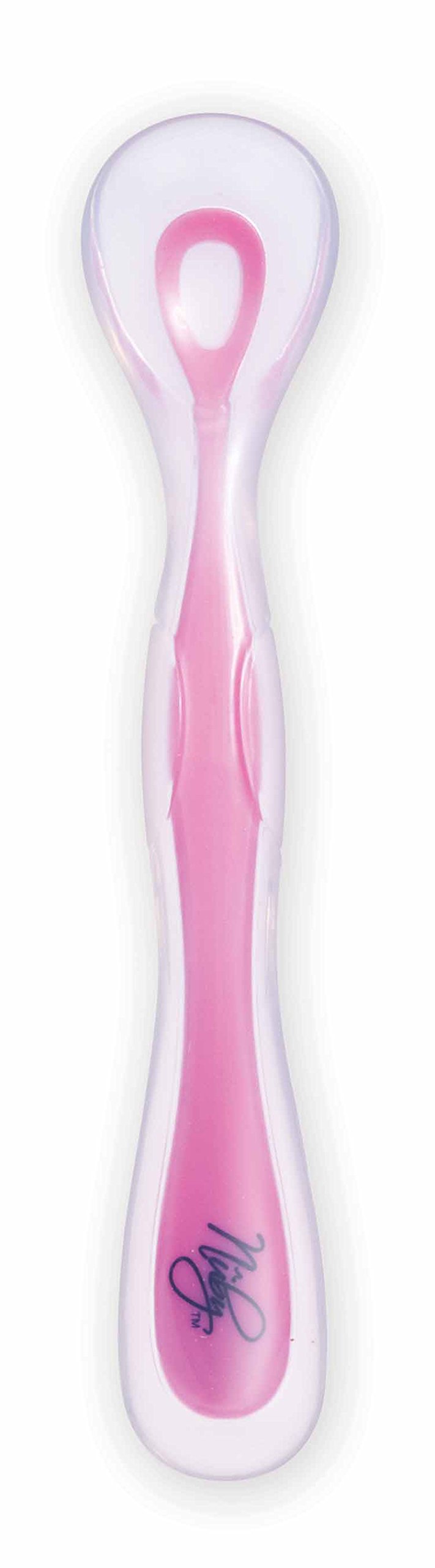 Nuby Natural Touch NT67658PINK Silicone Spoon Pink Pack of 1