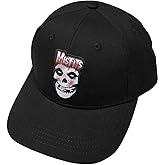 Rock Off officially licensed products Men's Misfits Blood Drip Skull Baseball Cap Black