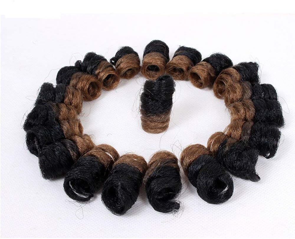 Zonghao 5packs Kenzie Curl Crochet Braiding 10 20 Inch Natural Jumpy Bouncy Twist Crochet Braids 20 Strands/Pack Jamaican Bounce Crochet Hair Wand Curl Afro Kinky Curly Twist Braided Hair (10inch, T27)