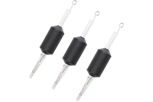 Needlehouse 1inch (25mm) tattoo needles tube combo 20pcs disposable tattoo needles tube grips round liner/Curved Magnum/Singl