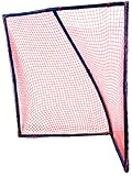 Park & Sun Sports Poly Frame Lacrosse Goal with Nylon Bungee Slip Net, 6' W x 6' H x 4' D