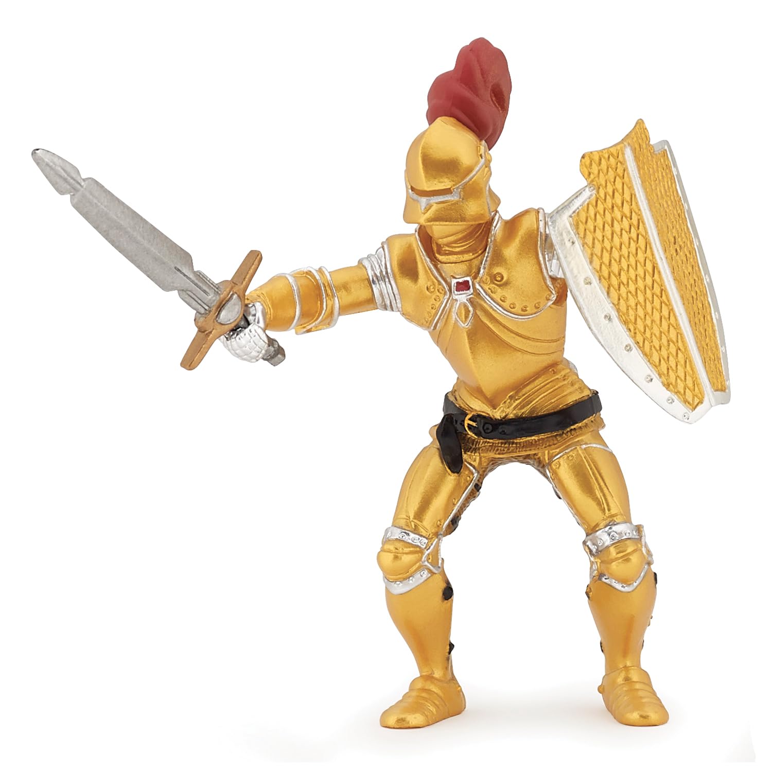 Papo - Realistic Gold Armor Knight Figure - Ages 3+ - Fantasy & Medieval Collection - Creative Play Knight - Gift Idea Toy for Girls and Boys — image 1