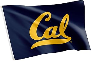 Desert Cactus University of California Berkeley UCB Flag - 3 x 5 Feet Golden Bears Banner, Indoor/Outdoor Durable Fabric, 100% Polyester Design (Style 2)
