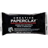Creative Paperclay for Modeling Compound, 4-Ounce (113g), White