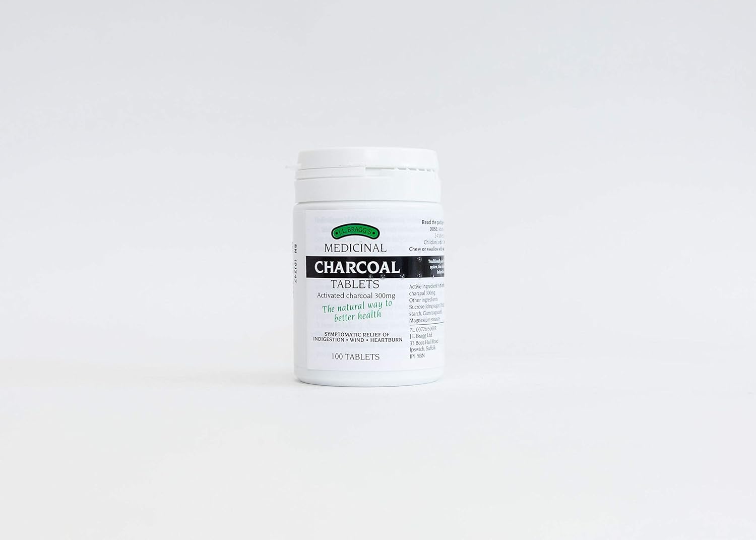 Charcoal 300mg - 100 Tablets