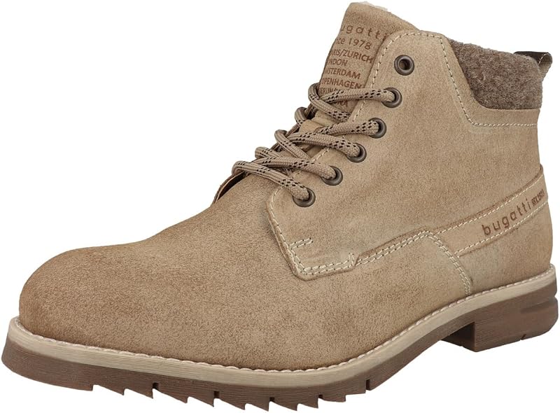 Herren-Stiefel Warmfutter-321-AUF51, beige, 45