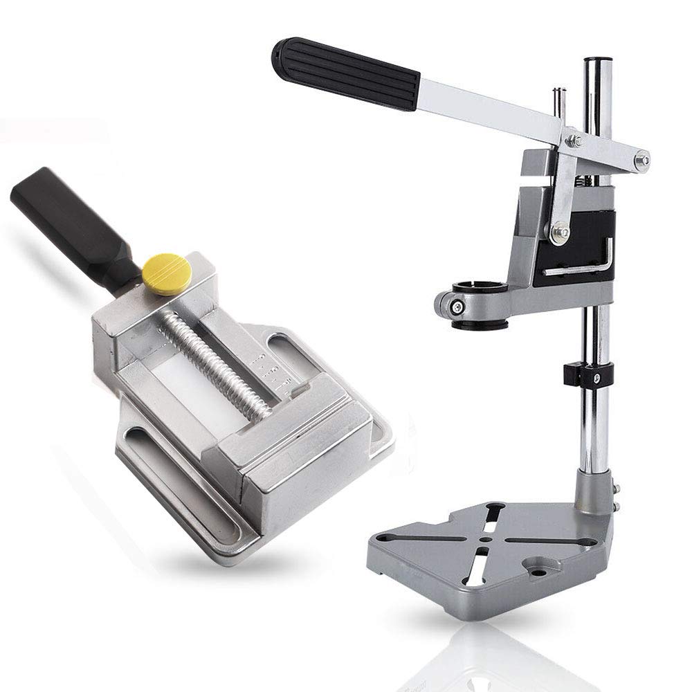 Pillar Pedestal CLAMP Adjustable Depth Stop, for 43mm & 38mm Collar Diameter Hand-Held Electric Drills Drill Stand with Vice