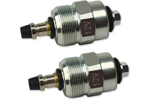 KEEPTOP Diesel Fuel Rotary Injection Shut Off Solenoid Switch 12V 146650-0720 3903575 0330001015 fits Cummins 5.9L1840 1845C 5210 580K 1988-1994 VE Pump 2PCS