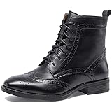 black brogue boots womens