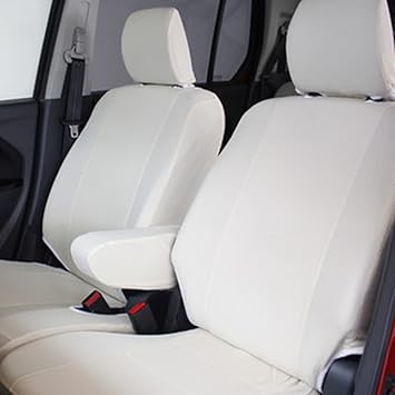 Amazon スズキ ハスラー シートカバー メープル 撥水加工 ホワイト Tr 40 シートカバー 車 バイク
