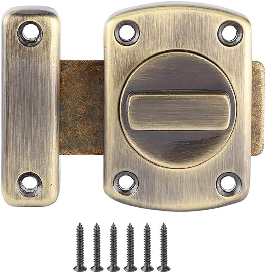 Cerradura de pestillo para puerta, cerraduras de puerta de aleación de