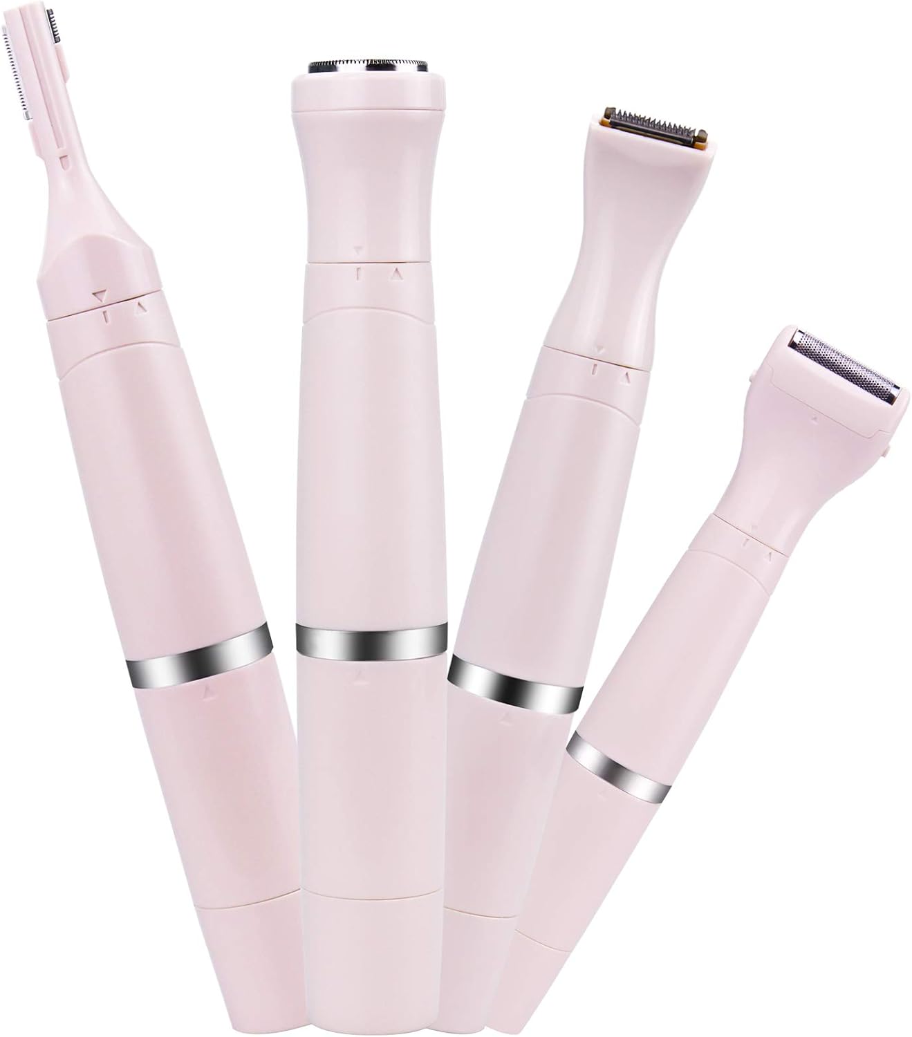 【2020最新登場】レディースシェーバー 電動シェーバー 女性用 シェーバー 回転式 眉毛シェーバー Vライントリマー VIO専用シェーバー usb充電式 フェイスシェーバー ムダ毛処理 顔剃り 1台4役 多機能 全身用脱毛器 内刃・水洗い可能 コンパクト 全身ボディ 顔 脇 腕 ビキニラインケア 背中 携帯便利 (White)