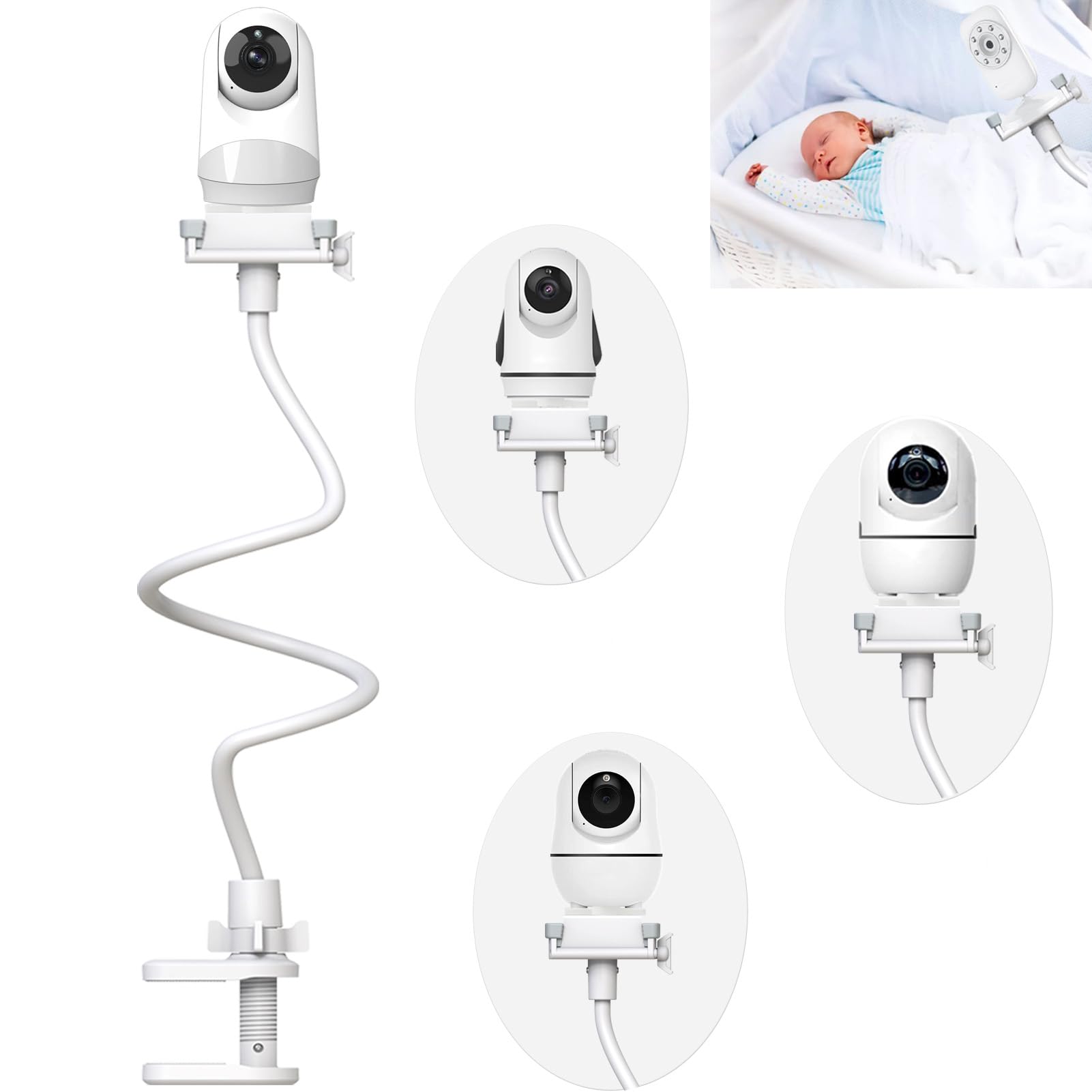 Baby Monitor Holder for Hellobaby HB65/HB66/HB6650/HB840/B66/HB50/HB32/HB6339