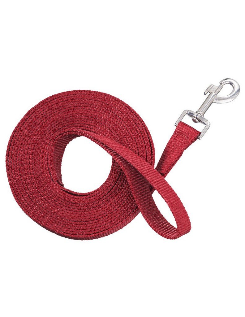Tough 1 Nylon Web Lunge Line, Red, 1" x 20'