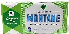 Montane, Sparkling Spring Water Cucumber Lime, 12 Fl Oz, 8 Pack