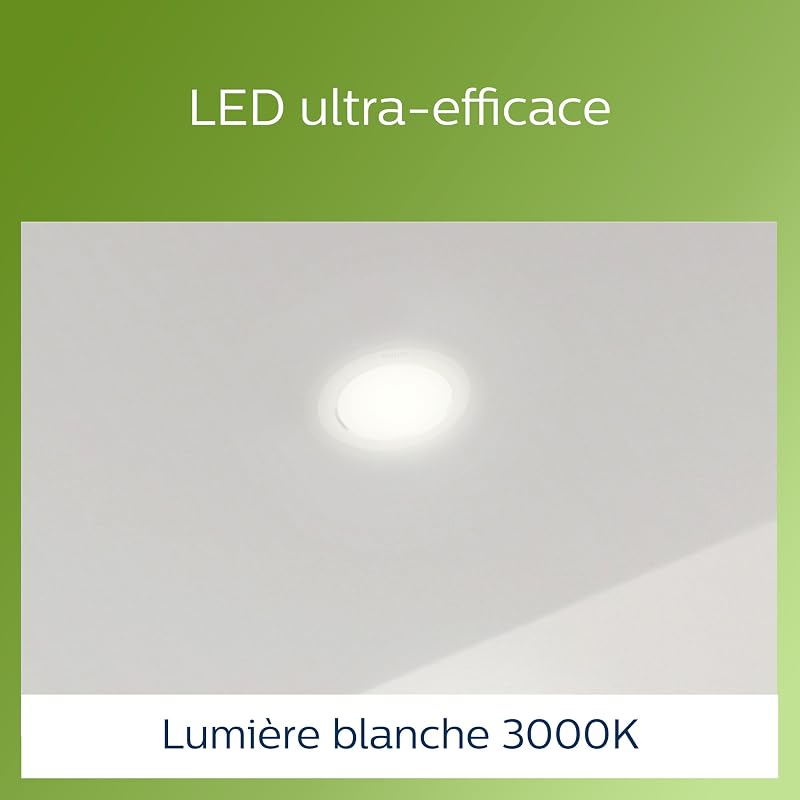 Downlight LED encastrable, Blanche 6,5W