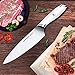 Chef Knife 8 inch, Godmorn Kitchen Knife Vegetable Knife, German High Carbon Stainless Steel, with Ergonomic White Handle, Ultra Sharp & Well Balance for Kitchen and Home