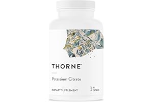 THORNE - Potassium Citrate - Highly-Absorbable Potassium Supplement for Kidney, Heart, and Skeletal Support* - 90 Capsules
