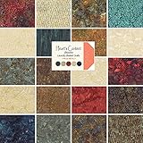 Moda HEARTS CONTENT BATIKS Precut 5-inch Charm Pack Cotton Fabric Quilting Squares Assortment 42190PP Laundry Basket Quilts