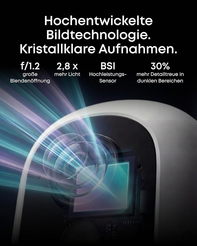 eufyCam C35, Überwachungskamera Außen, Solarpanel-kompatibel, ohne Abo