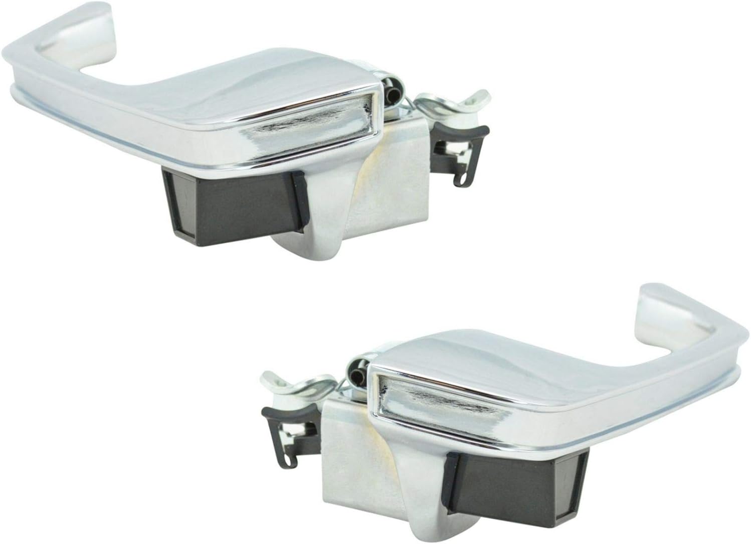 Chrome Outer Outside Exterior Door Handle Pair Set for Chevy GMC Pickup Truck