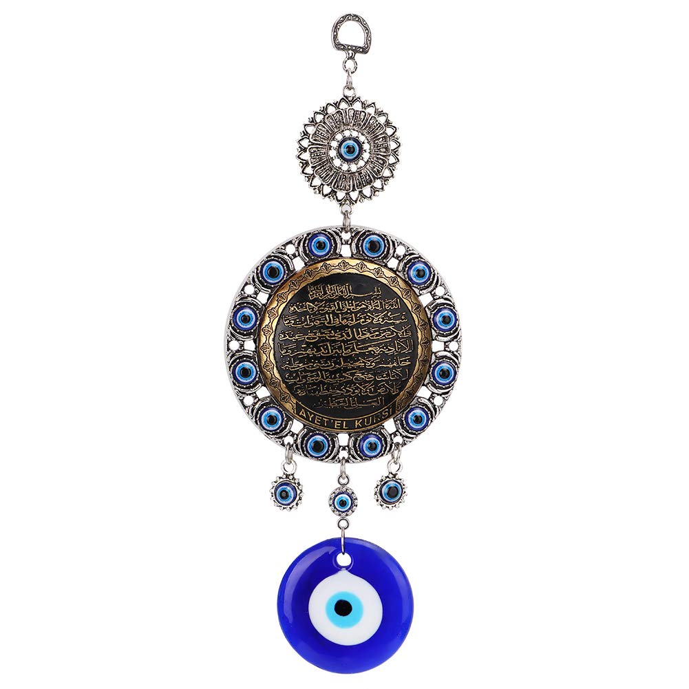 Hztyyier Blue Evil Eye Turkish Ornament Amulet Pendant Home Lucky Protection Wall Hanging Decor Crafts