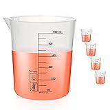 4 Pcs Plastic Beaker Set, 4pcs of