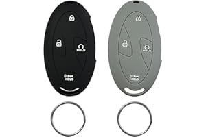 2PCS Silicone Key Fob Cover,Key Fob Cover for Hyundai Modern Santa Fe Tucson Elantra Kona Sonata Ioniq 2023 2024 2025,Soft Ru