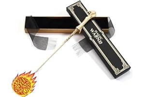 ZHAWAXI Magic Wand Toys Halloween Incendio Wands Cosplay Costume Accessories for Christmas Birthday Party Gift (Vold)