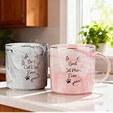 Funny Mugs For Cat Lovers Couples-Best Mom/Dad Ever Coffee Mug Set,Funny Gift Ideas For Men and Women New Cat Parent Gifts