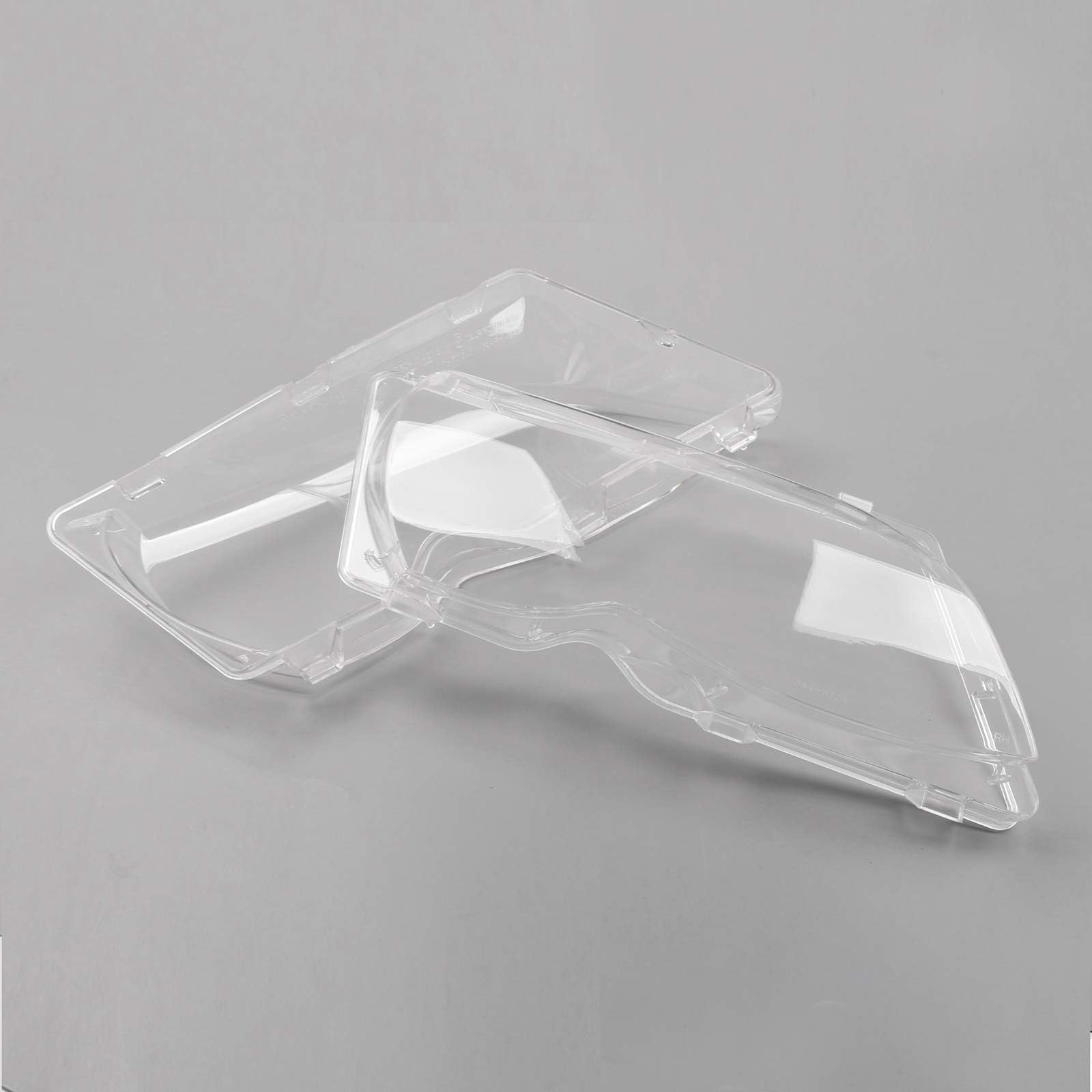 Mad Hornets Pair LH+RH Replacement Headlight Lenses Cover Clear for BMW E46 4 Door 2002-2005