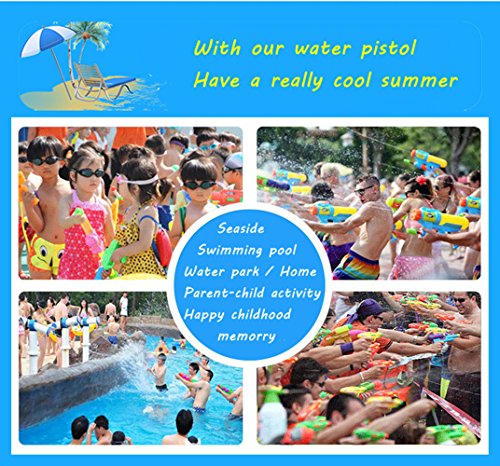Hellofuture Water Pistol Water Squirt Gun Soaker Squirt Games for Hot Summer at Seaside, Swimming Pool, Water Park,Yard, Parent-child activities Happy Childhood 3 Years+ Kid toy, 2 Pack (2-Pack)
