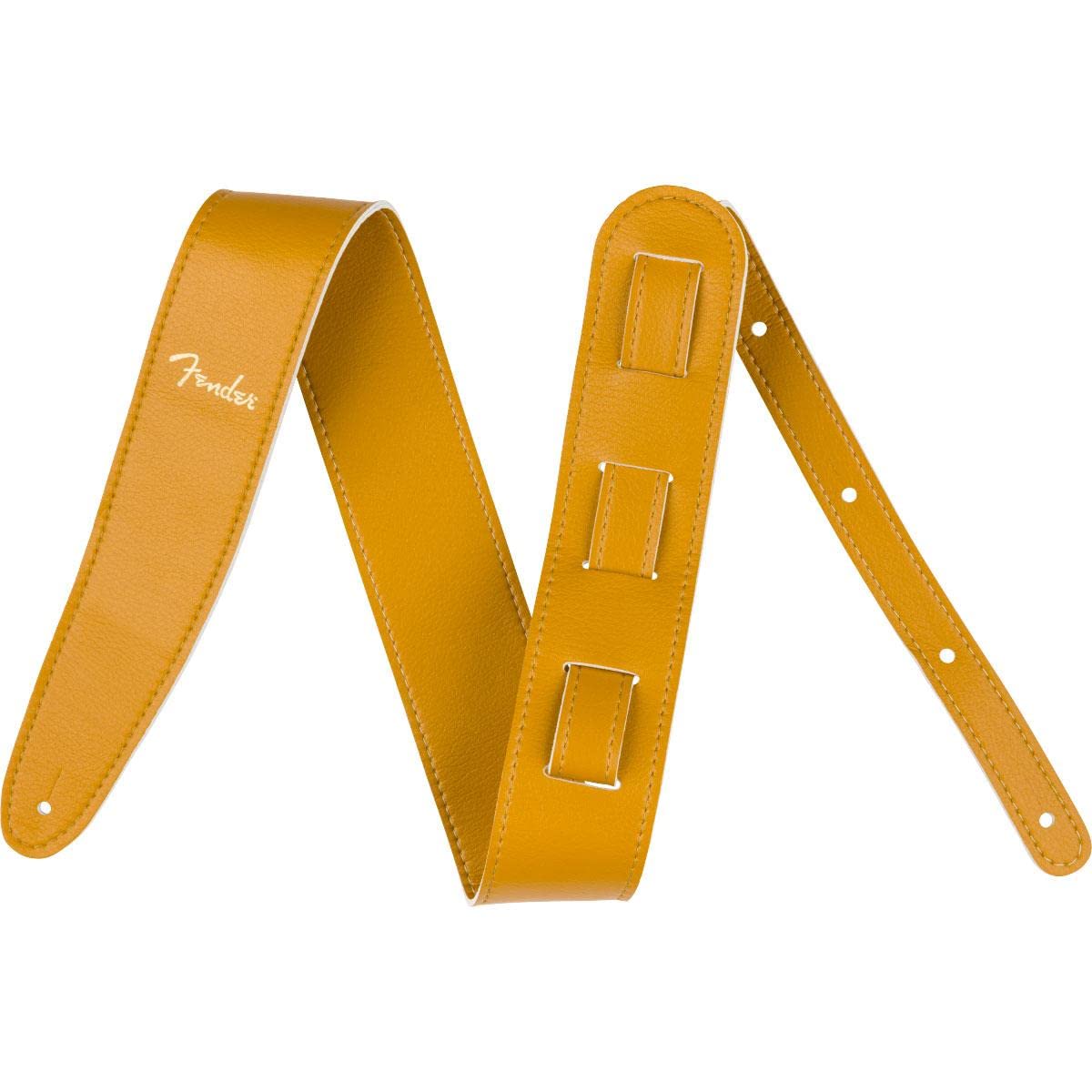 Fender Vegan Leather Strap Leather Guitar Strap Width 6.3 cm Butterscotch Blonde (0990647050)