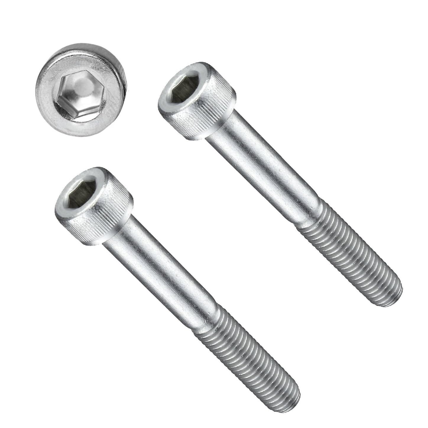 TERF® M12 X 80mm Hex Socket Cap Head Machine Screws Stainless Steel A2 (304) Machine Screw M12 (12mm) X 80mm Allen Key Hexagonal Socket Cap Bolts - Pack of 2