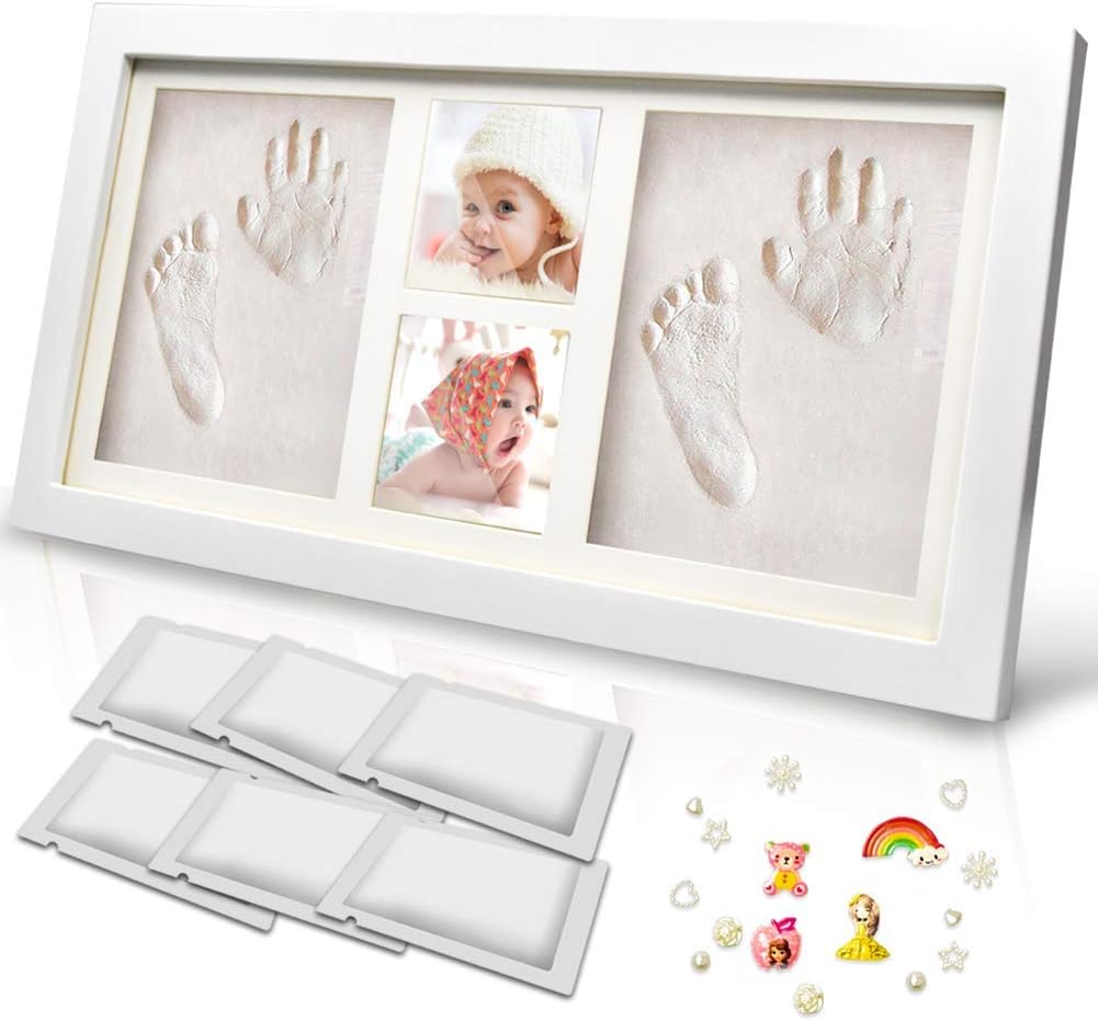 clay handprint frame