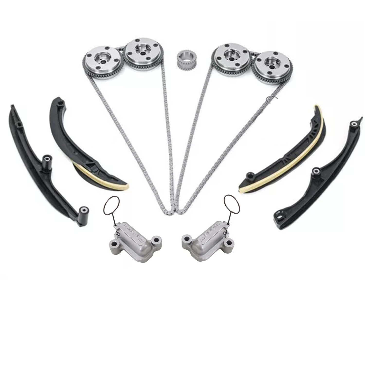 Photo 1 of LUFT MEISTAR HL3Z6268A NEW Timing Chain Kit with Tensioner Phaser Compatible with Ford F150 Expedition Fits for Lincoln Navigator 3.5L V6 Turbo 2017-2023,HL3Z6L266A,ML3Z6C525A,HL3Z6B274A,HL3Z6K255B