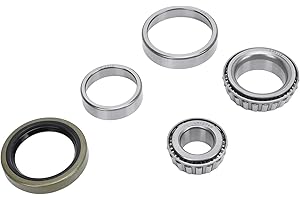 LM12749 LM12710 L68149 L68110 Wheel Hub Bearing Kit High Grade Cr Steel Alloy Spring Grease Seal Retention 1 1 16in Axles Fit