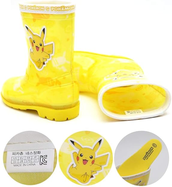 Amazon ポケットモンスター Pokemon ピカチュウ ロコン トゲデマル 男の子 女の子 レインブーツ 長ぐつ 並行輸入品 並行輸入品 ポケットモンスター レインブーツ
