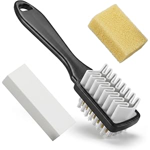 3PCS Suede Brush and Eraser Suede Shoe Cleaner | Crepe Suedes Nubuck Care Set, for Sandals Clogs Leather Footbeds Boots Sneak