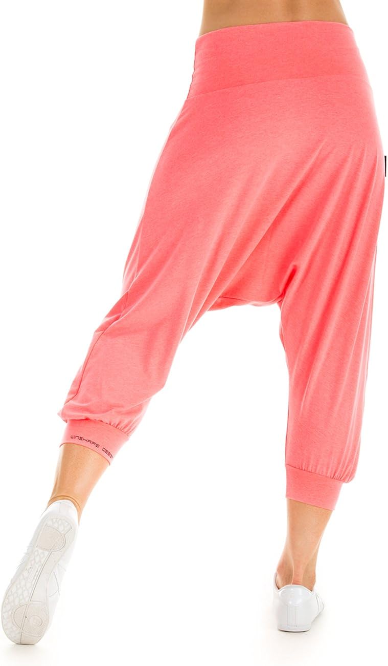Winshape WBE7 Women's Harem Trousers Dance Fitness Recreational Sports Pink Neon Coral Size:M, Pink - Neon Coral - Image 3
