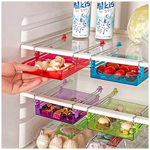Bluelover-Multipurpose-Frigo-bagagli-cassetto-scorrevole-Frigorifero-risparmiatore-dello-spazio-dellorganizzatore-Shelf